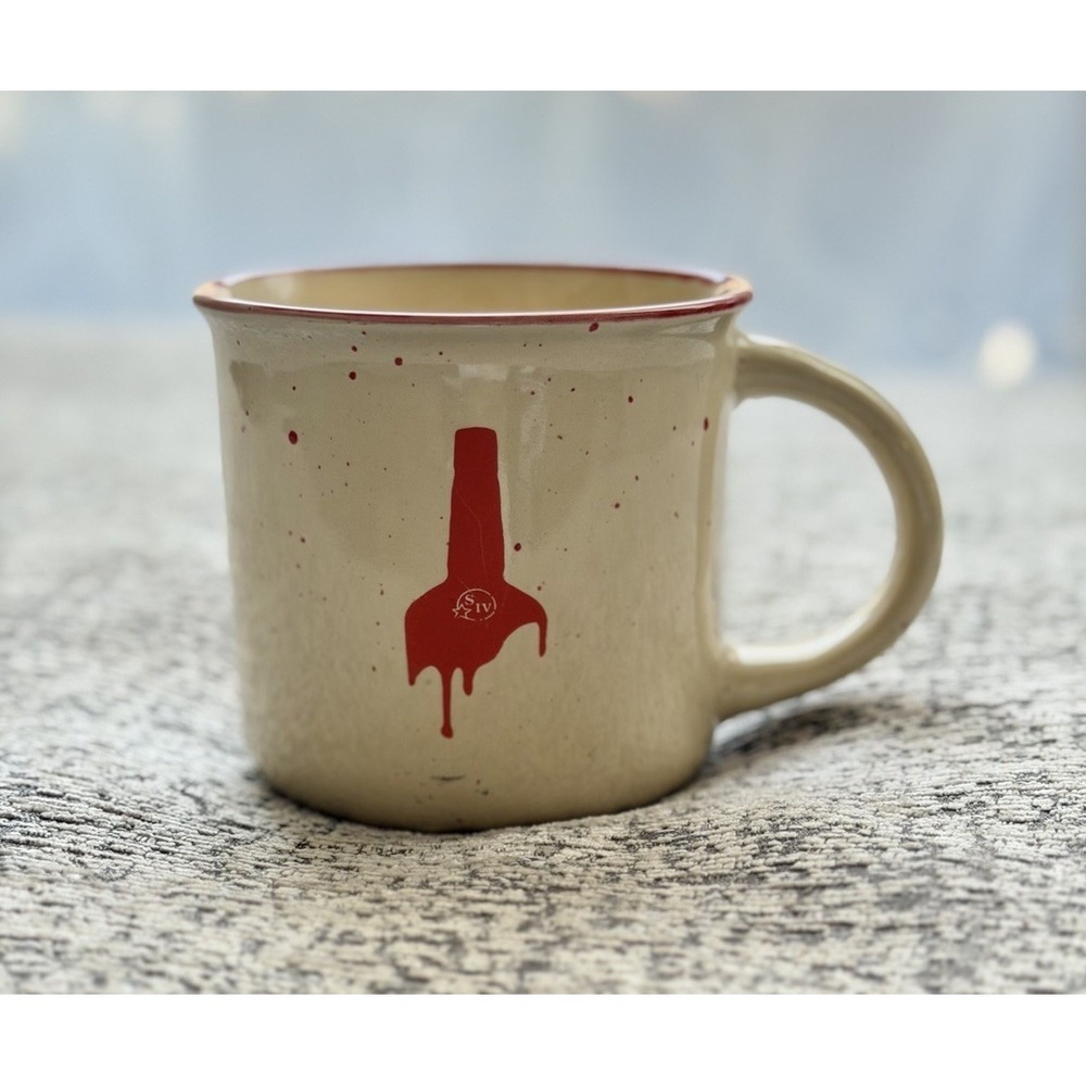 Makers Mark Bourbon Whiskey‎ Ceramic Speckled Coffee Mug Tea Cup EUC Drinking
